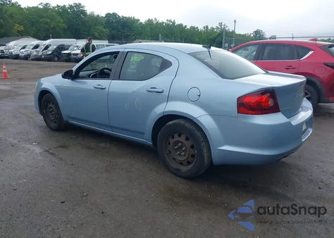 2013 Dodge Avenger Se z USA, uszkodzony, nr VIN 1C3CDZAG4DN749429